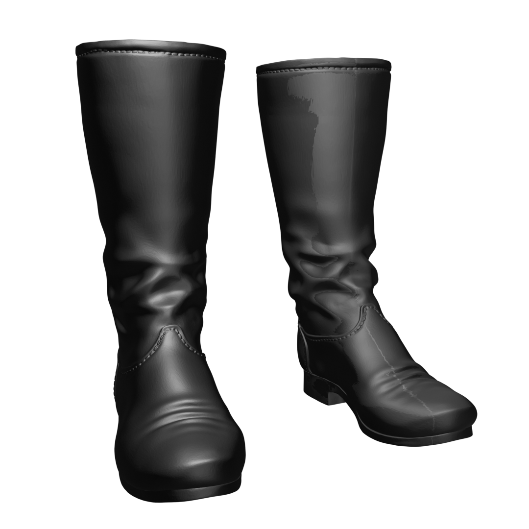 1/12 Scale Action Figure Boots: Black Widow