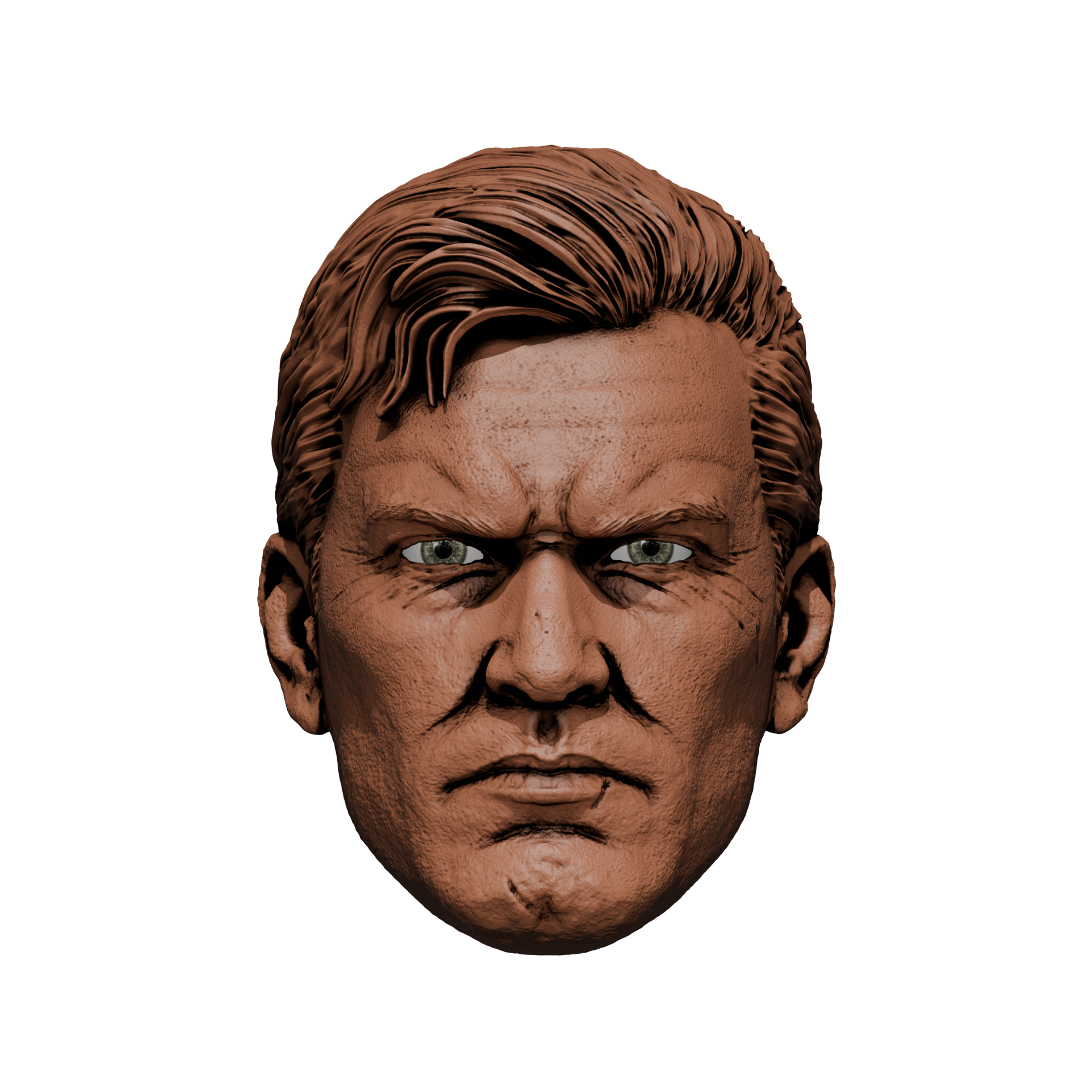 1/10 Scale Head [Unpainted]: Vengeful Marine (RG-N Concept Punisher)