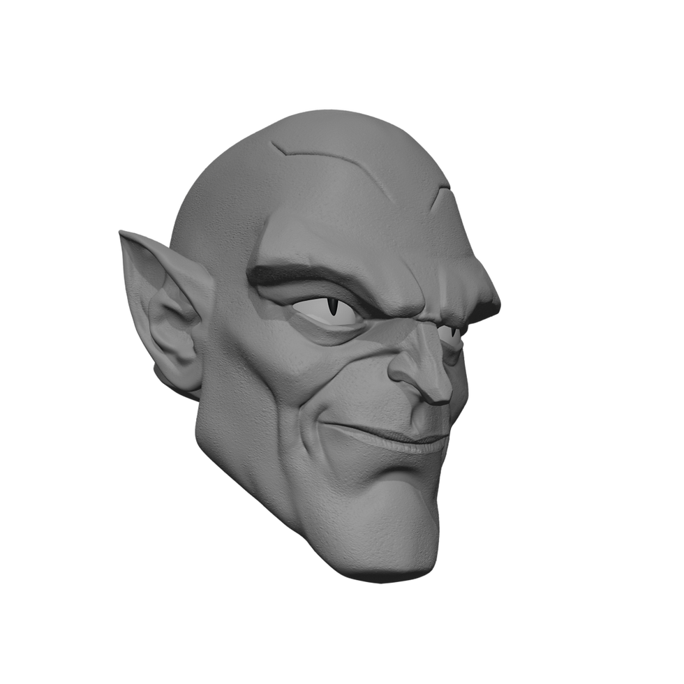Thumbnail: 1:18 to 1:6 Scale Head [Unpainted]: Beast Girl (Beast Form)