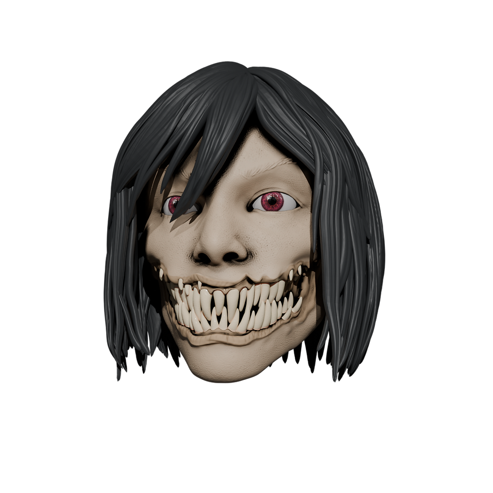 Thumbnail: 1/10 Scale Heads [Unpainted]: Mileena (Mortal Kombat)