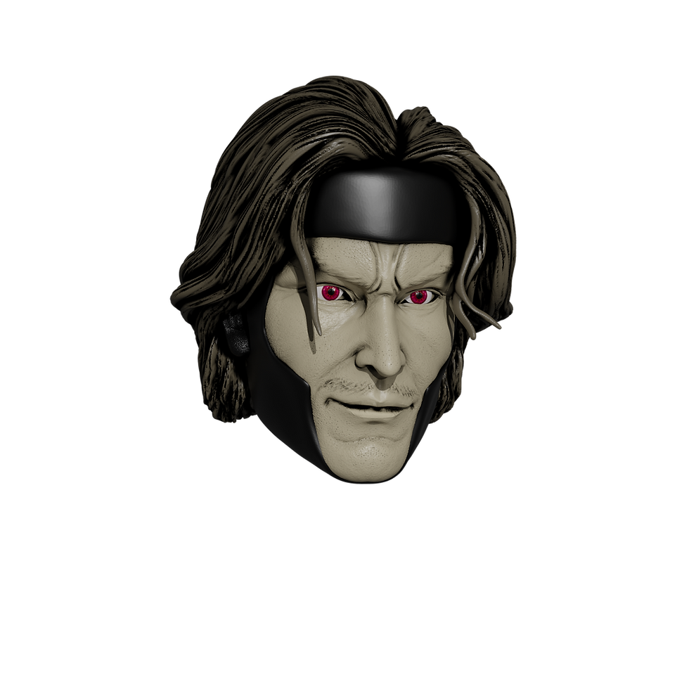 1/12 Scale Head [Unpainted]: Gambit-Taylorsch (Origins)