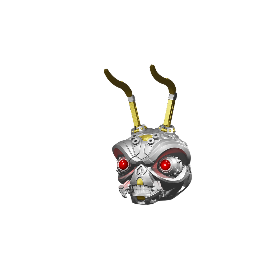 Thumbnail: 1/10 Scale Head [Unpainted]: P40 Mod (Inspired by Terminator)