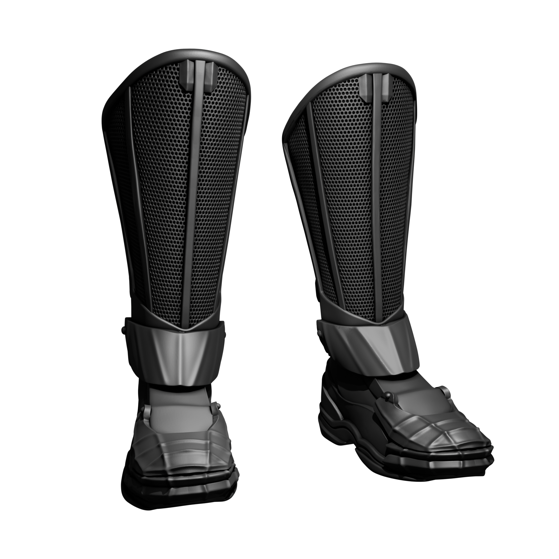 1/6 Scale Action FIgure Boots: Dark Knight (Baffleck - The Flash)