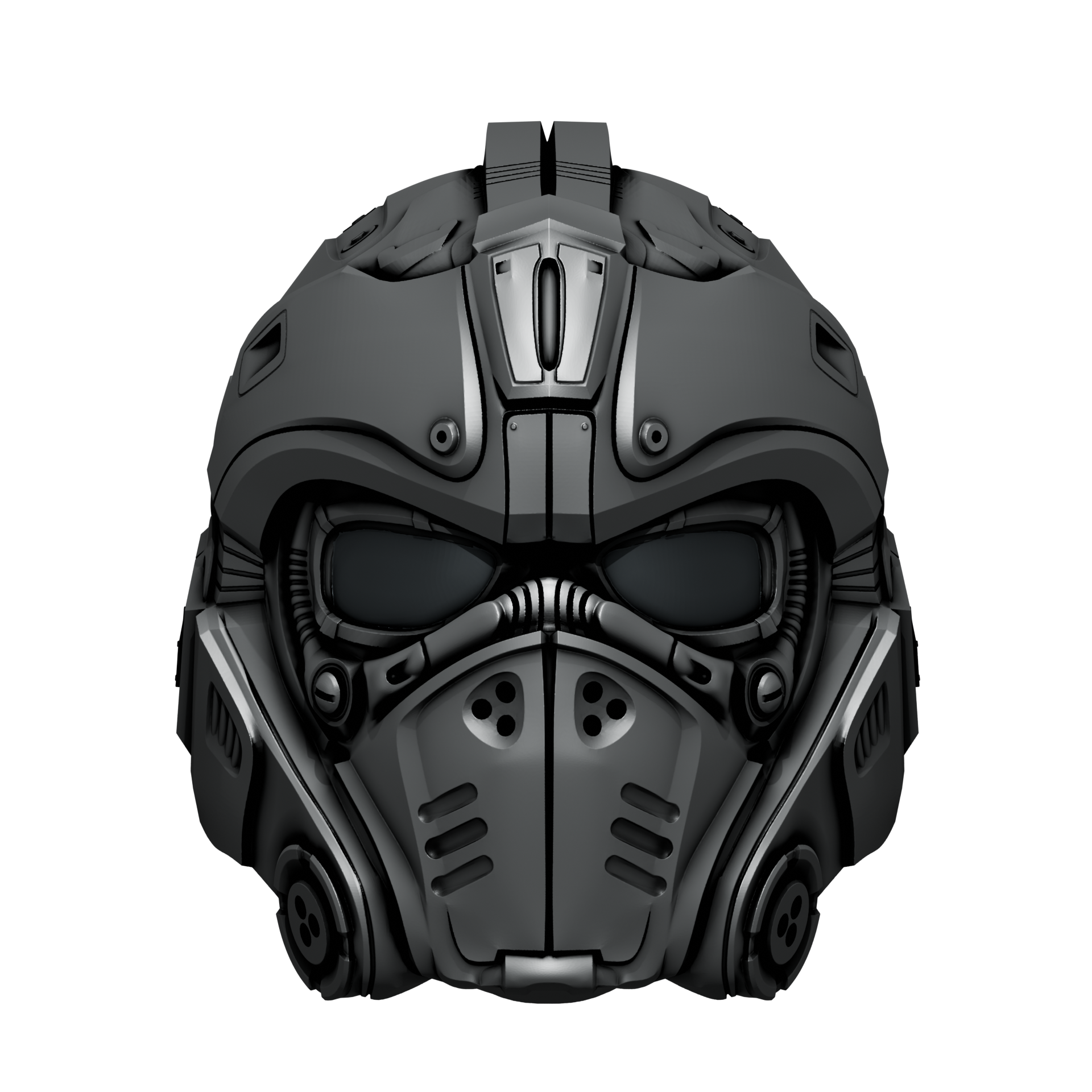 1/6 Scale Head [Unpainted]: Clayton (Gears of War)