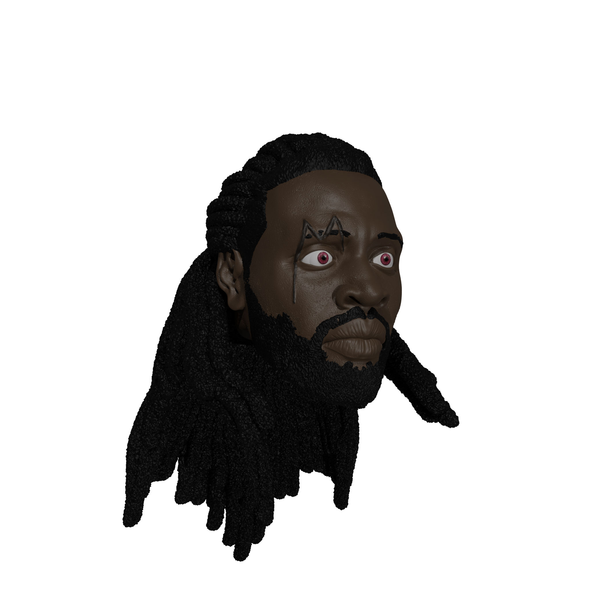 1/6 Scale Head [Unpainted]: Bishop (DoFP)