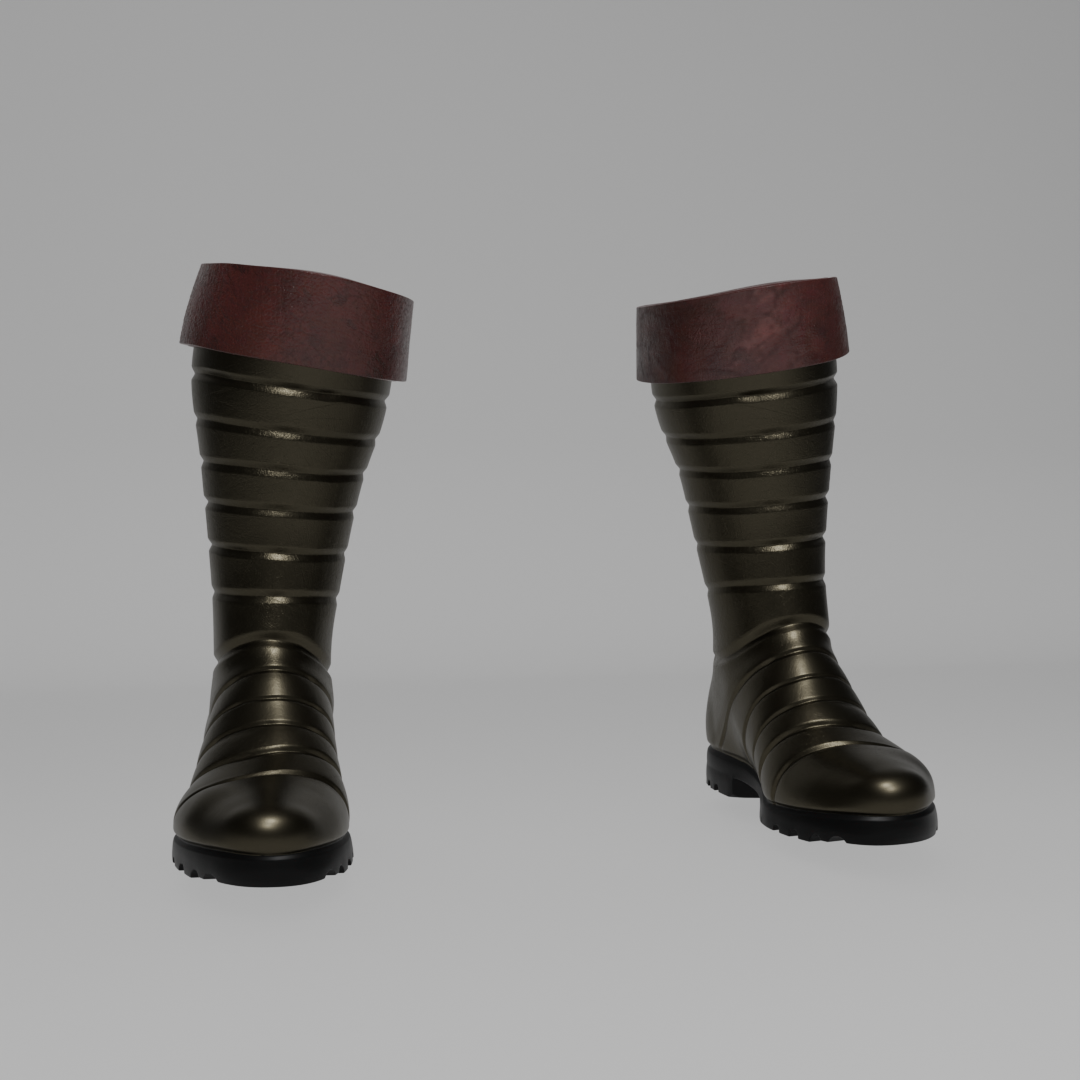 1/12 Scale Action Figure Boots: Deadshot (Comic)