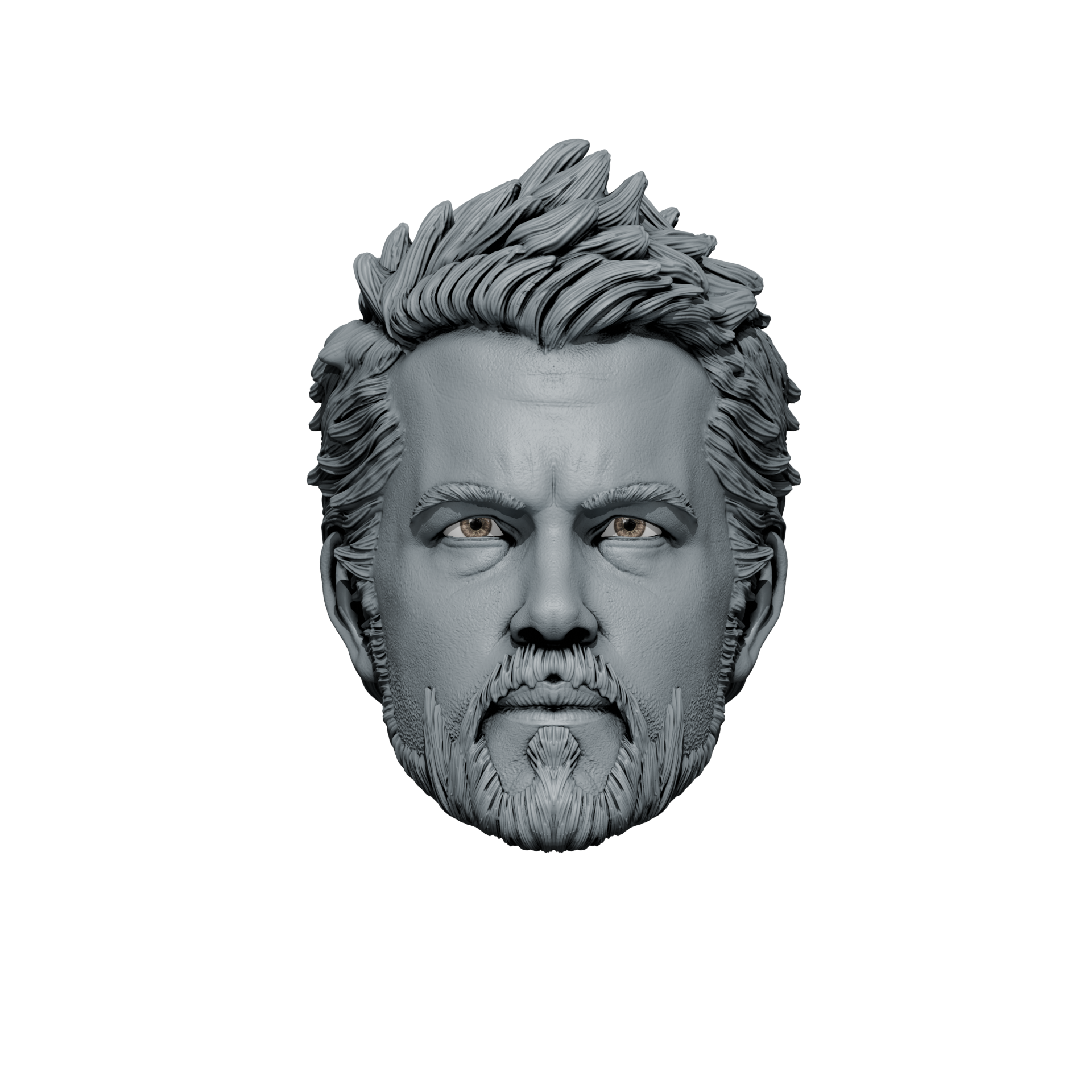 1/6 Scale Head [Unpainted]: Ryan Reynolds (Hannibal King v1)