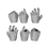 Thumbnail: Accessory: Hands (Lantern Corps Will Power-6pc)