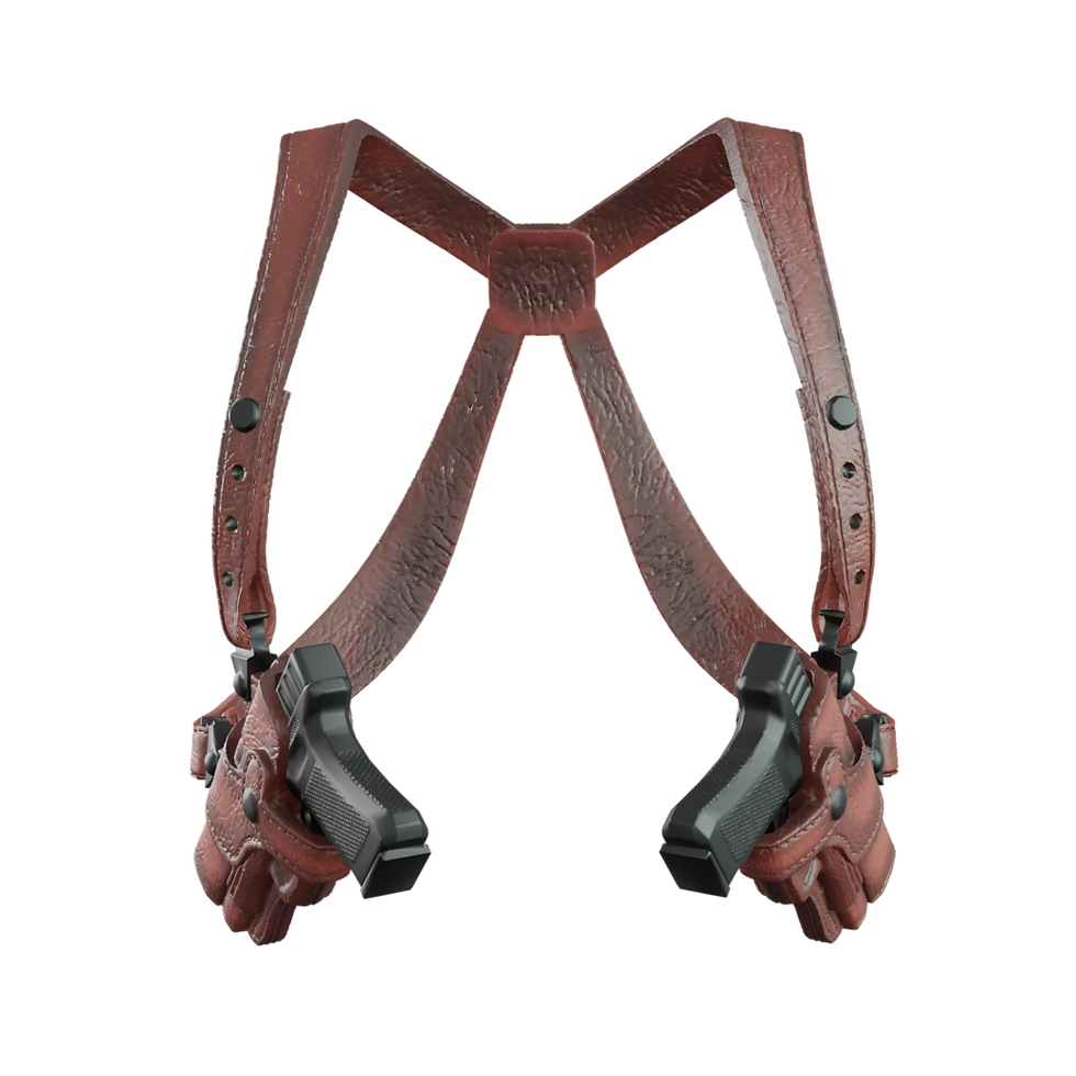 Thumbnail: 1/12 Scale Action Figure Chest Harness: Glock