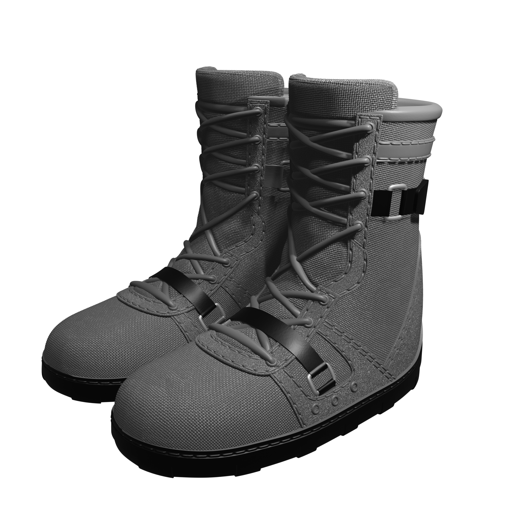 1/6 Scale Action FIgure Boots: Bio Hazard