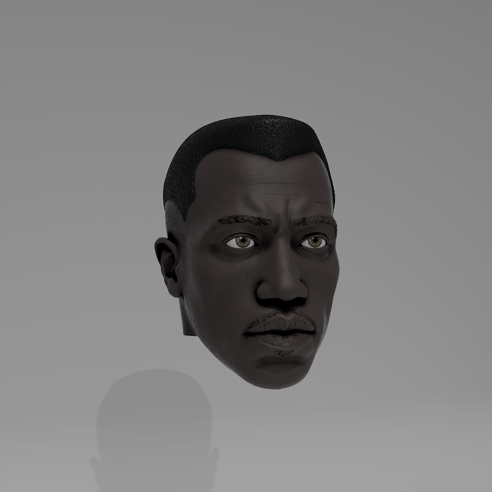 1/6 Scale Head [Unpainted]: Blade