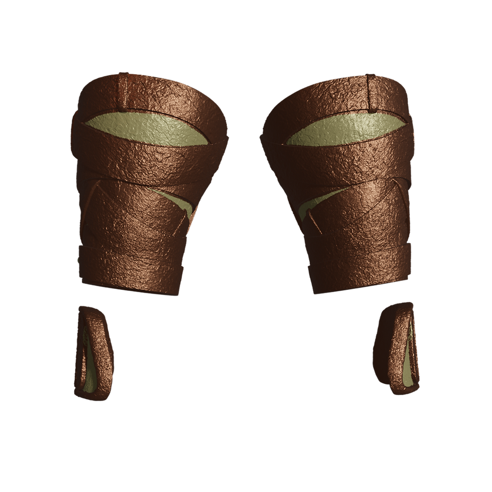 1/6 Scale Action Figure Wrists: Black "The Rock" Adam (Movie)