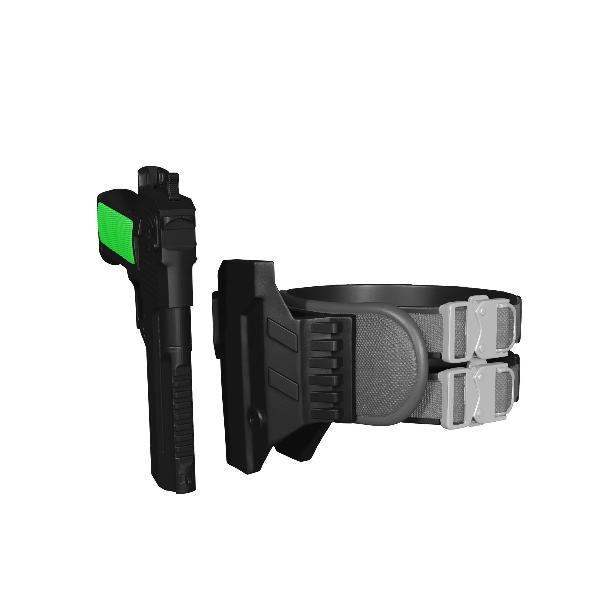 Action Figure Accessory: Desert Eagle Thigh Holster (Deadpool Inspired)