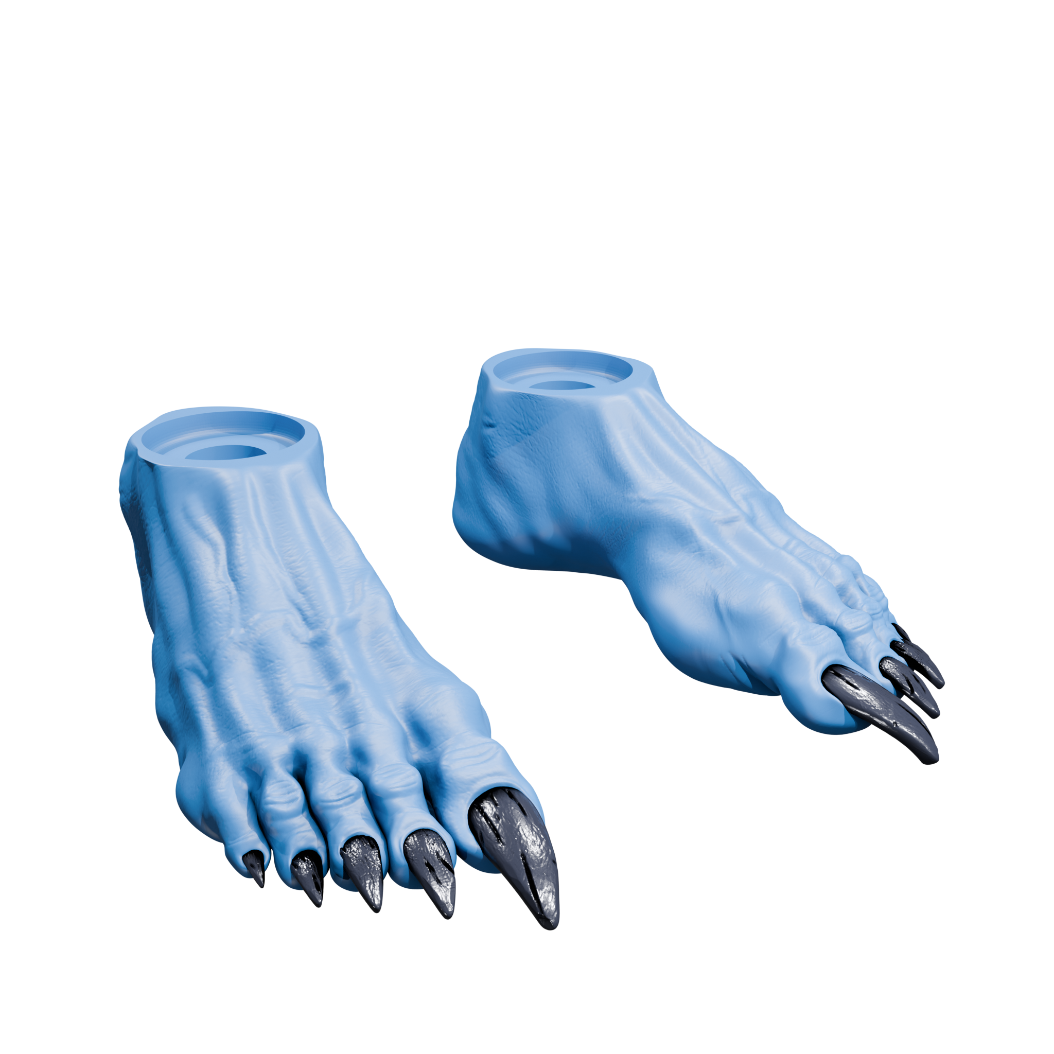 Action Figure Feet: Beast Man