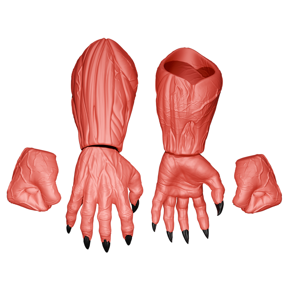 Thumbnail: 1/6 Scale Action Figure Wrists and Hands: Monster