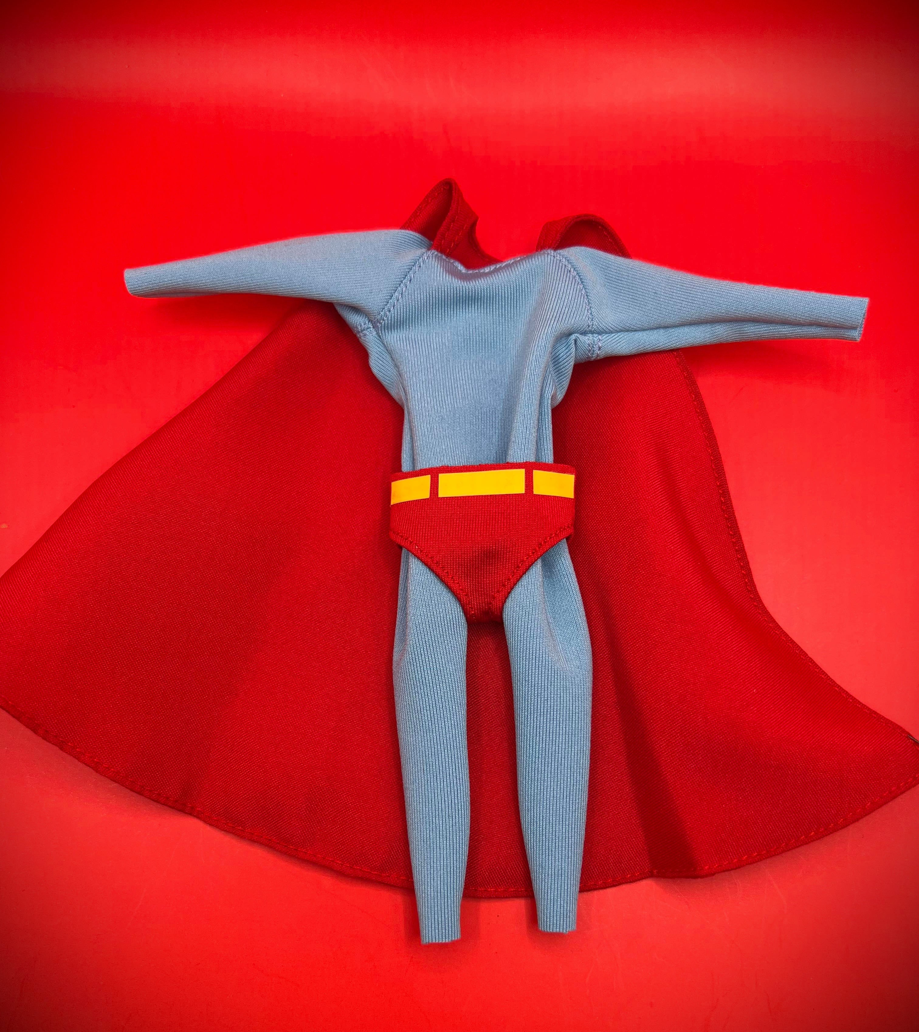 Action Figure Clothes: Super Steel Man (3pc Wired)