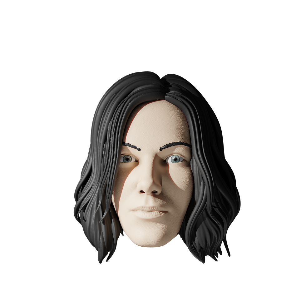 1/6 Scale Head [Unpainted]: Selene (Underworld)