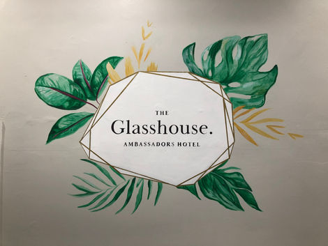 Glass House Mural The Ambassador's Hotel