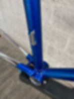 Thumbnail: Vintage Colnago Nuovo Mexico Frame 58cm Blue Metallic Fully New Paint & Chrome