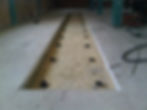 Open trench piling