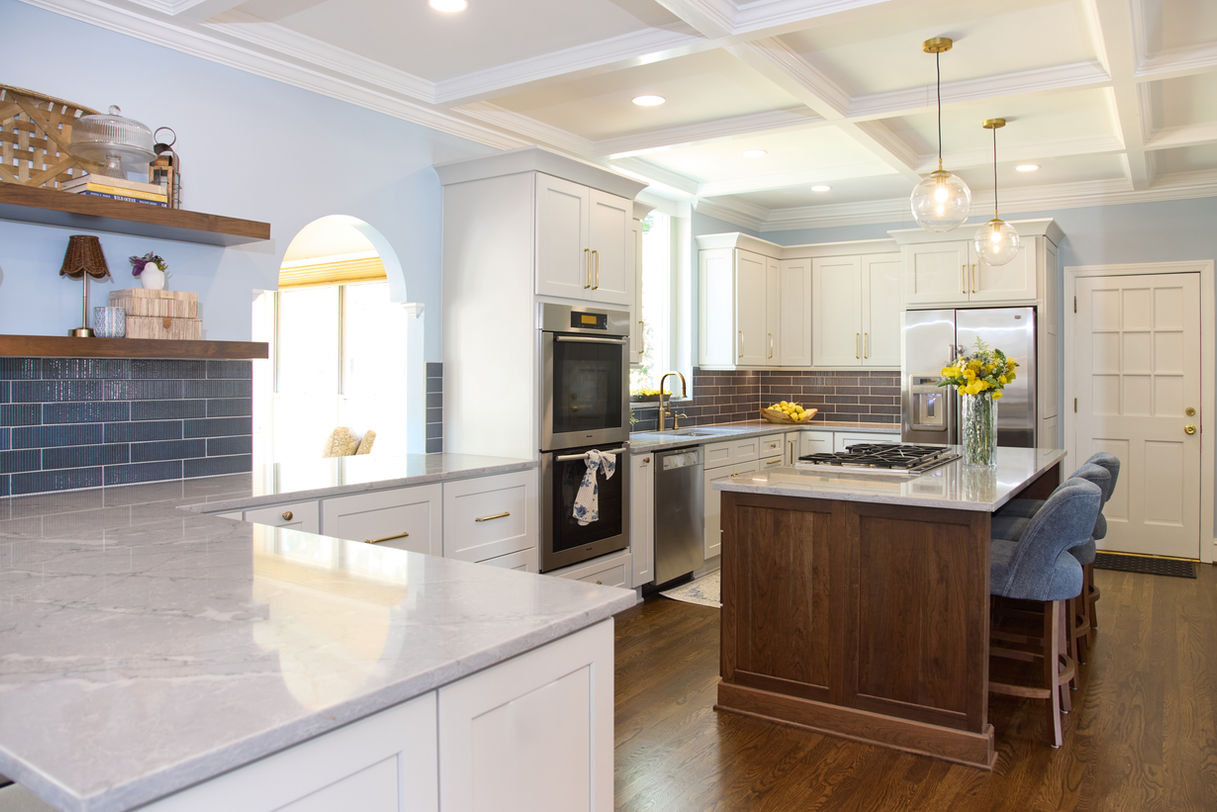 Transitional Kitchen With Traditional Architectural Detailing Kitchen Remodel by The Renovation Princess project photo 6