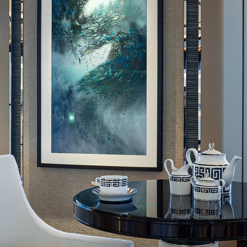 art for yachts, superyacht interiors