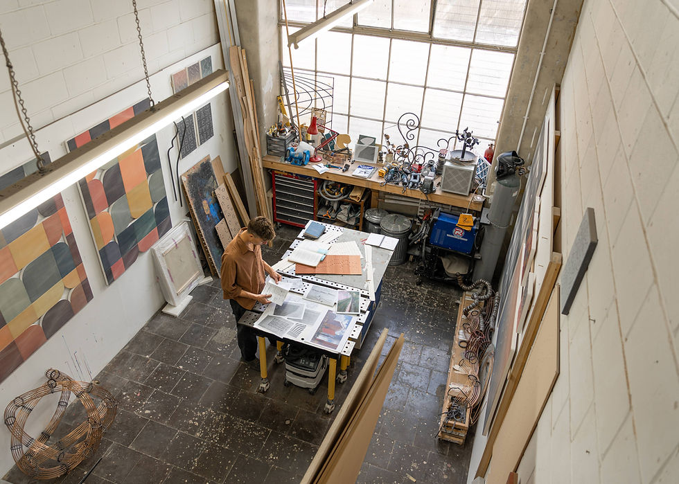 David Murphy Studio Visit  by Dan Watts