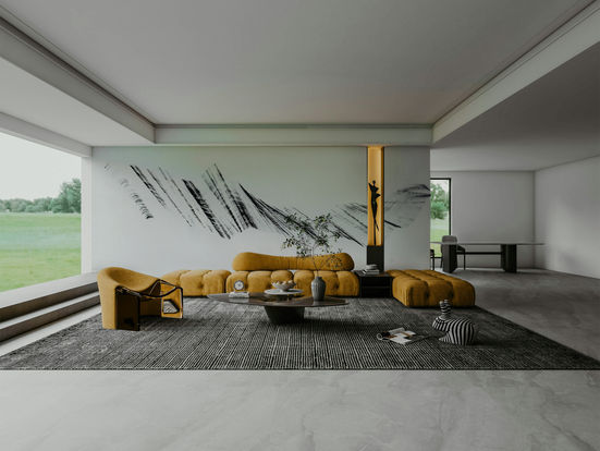 Large feature artist wall commissioned by artelier by the artist ferran gisbert