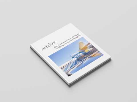 'The Experts Redefining Luxury Travel through Art' magazine cover