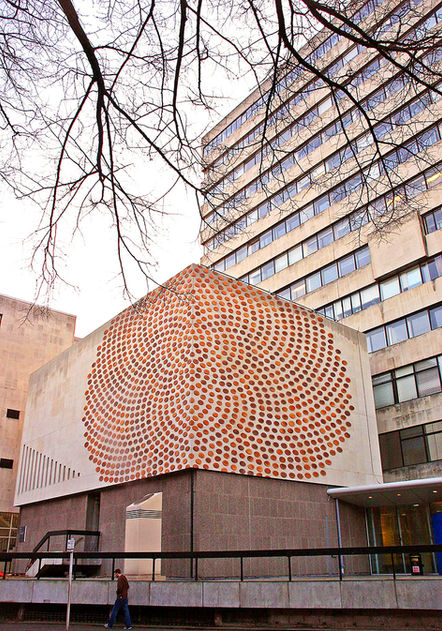 Large feature artist wall commissioned by artelier by the artist peter randall page