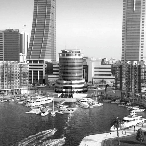 GFH in black and white, artelier art consultancy has done a bespoke corporate art consultancy with an investment grade art collection