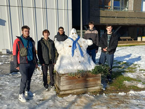 Activité pédagogique du jour au lycée!