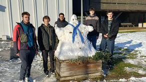 Activité pédagogique du jour au lycée!