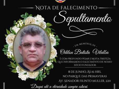 NOTA DE FALECIMENTO.