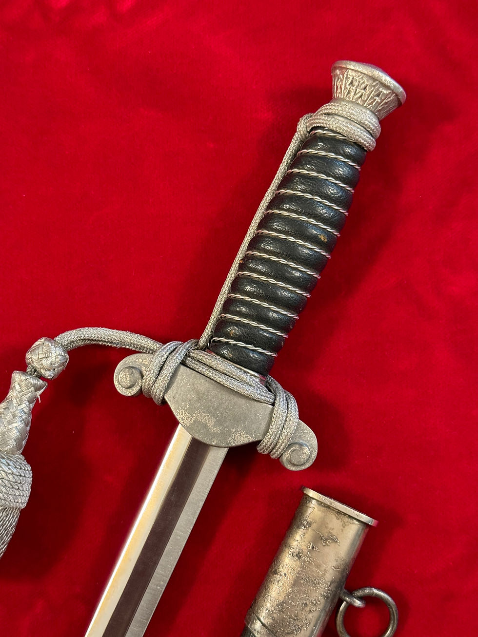 Thumbnail: Land Customs Dagger with Portepee & Hangers