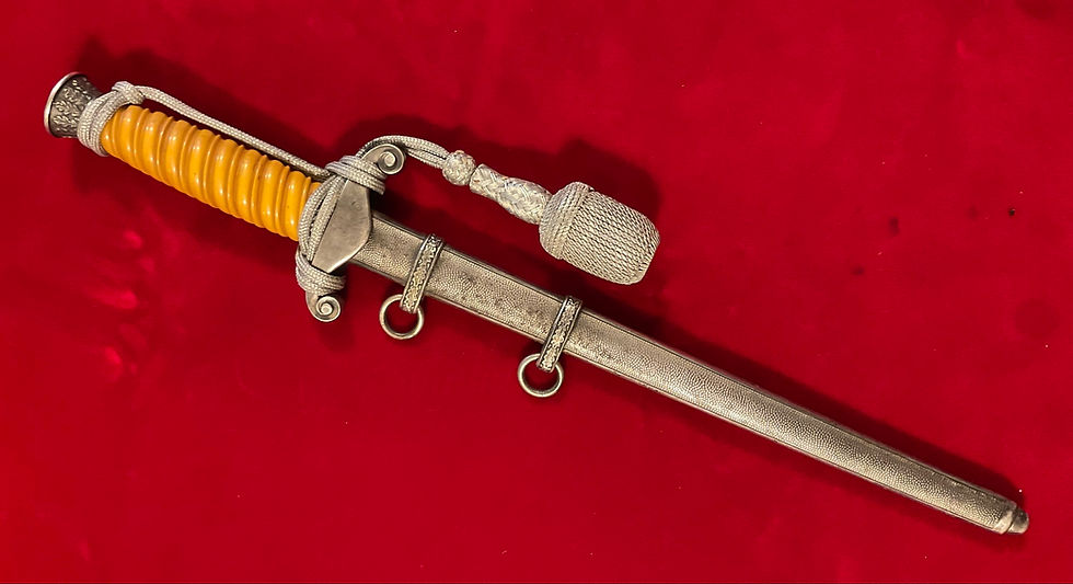 Thumbnail: Army Officer’s Dagger with Hangers  by Carl Eickhorn Solingen