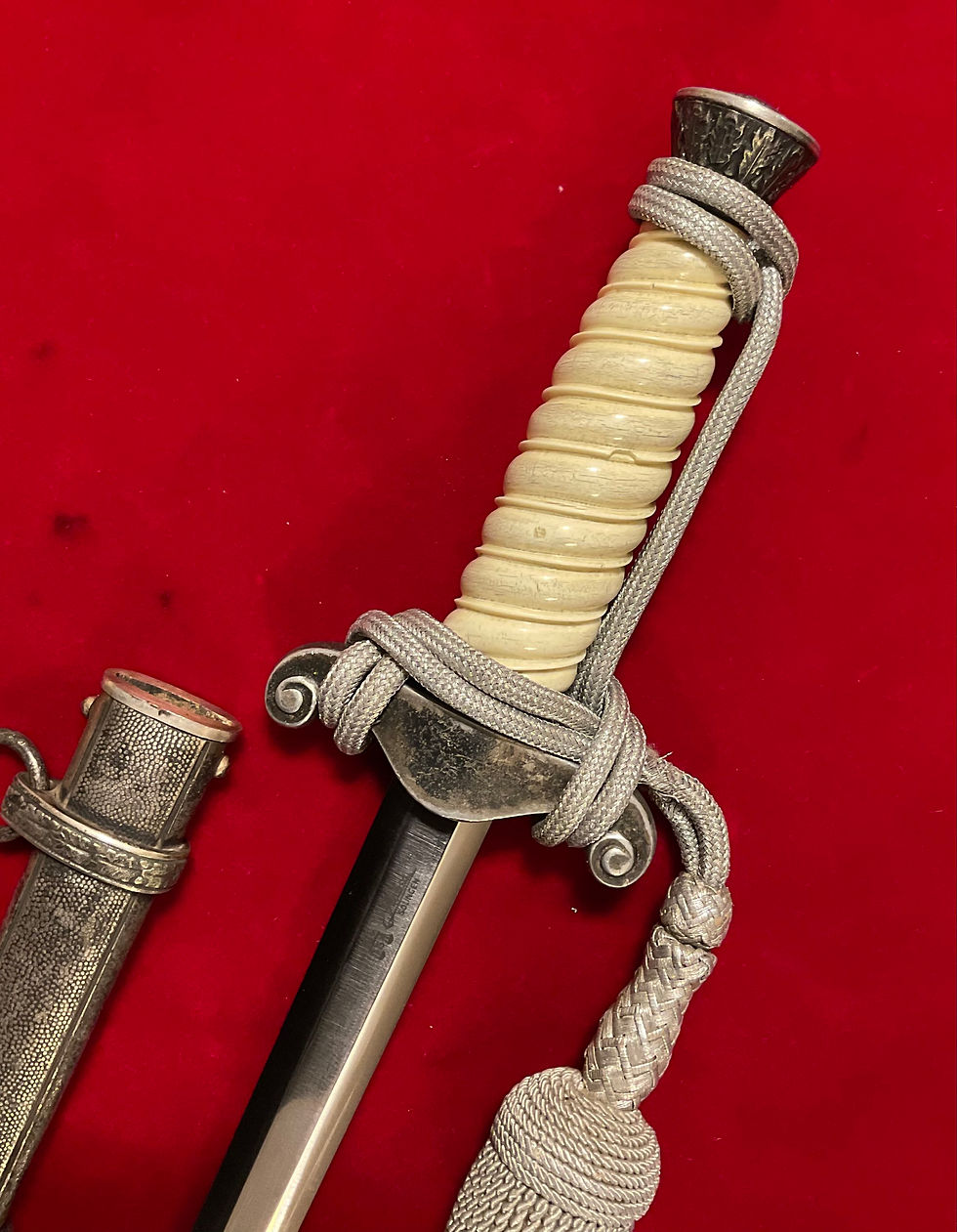 Thumbnail: Army Officer’s Dagger with Hangers by Alcoso Solingen