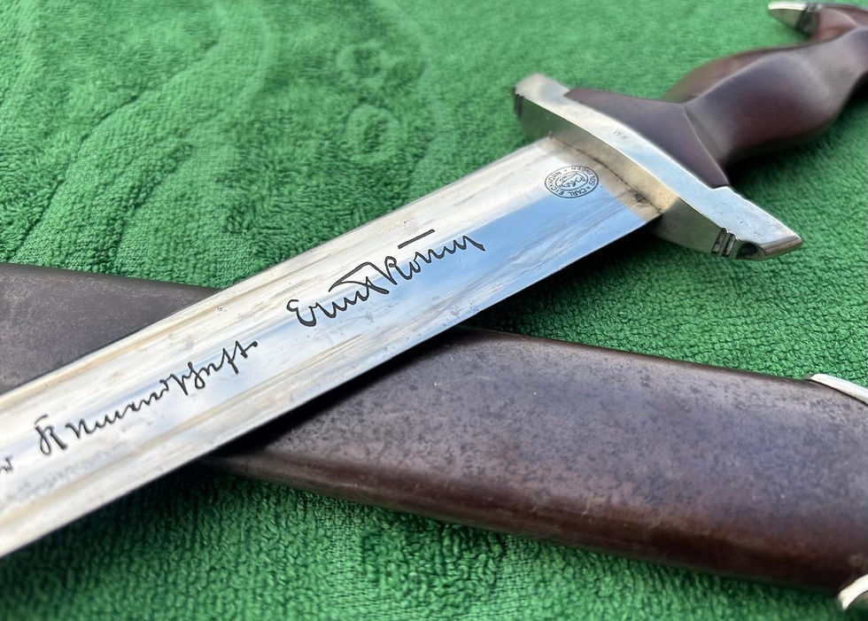 Thumbnail: SA Full Rohm Honor Dagger [Ernst Röhm] by Carl Eickhorn Solingen