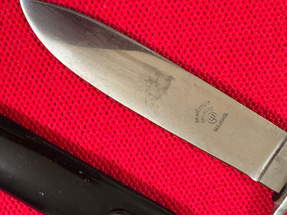 Thumbnail: Hitler Youth Knife [Late-period] by RZM M7/19 (Ed. Wüsthof Solingen)