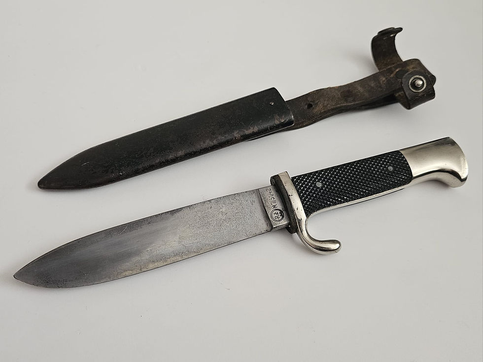Thumbnail: Personally engraved Hitler Youth Knife [Late-period] by RZM M7/51