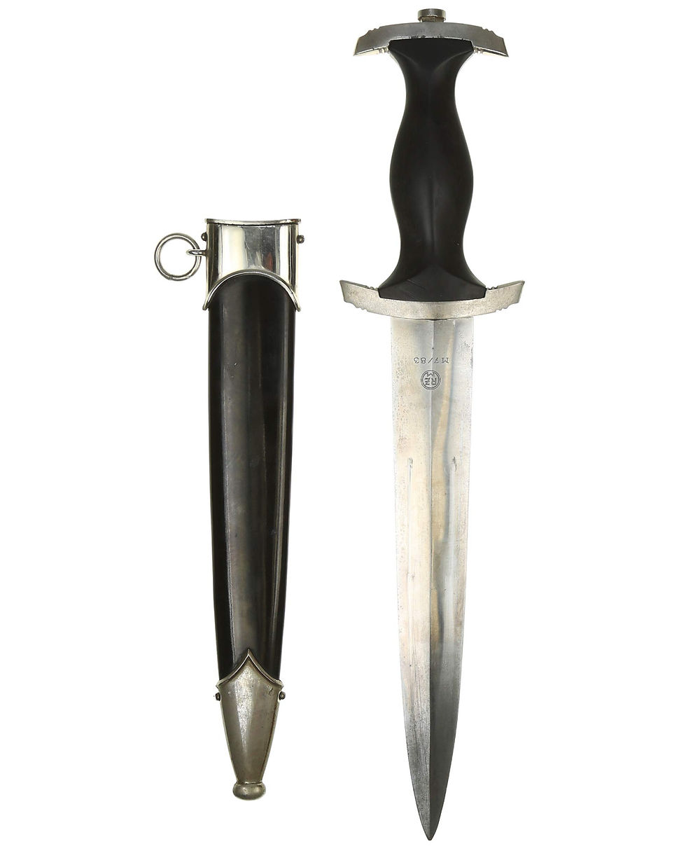 Thumbnail: SS dagger [late period] M7/83  by Plümacher Richard & S 