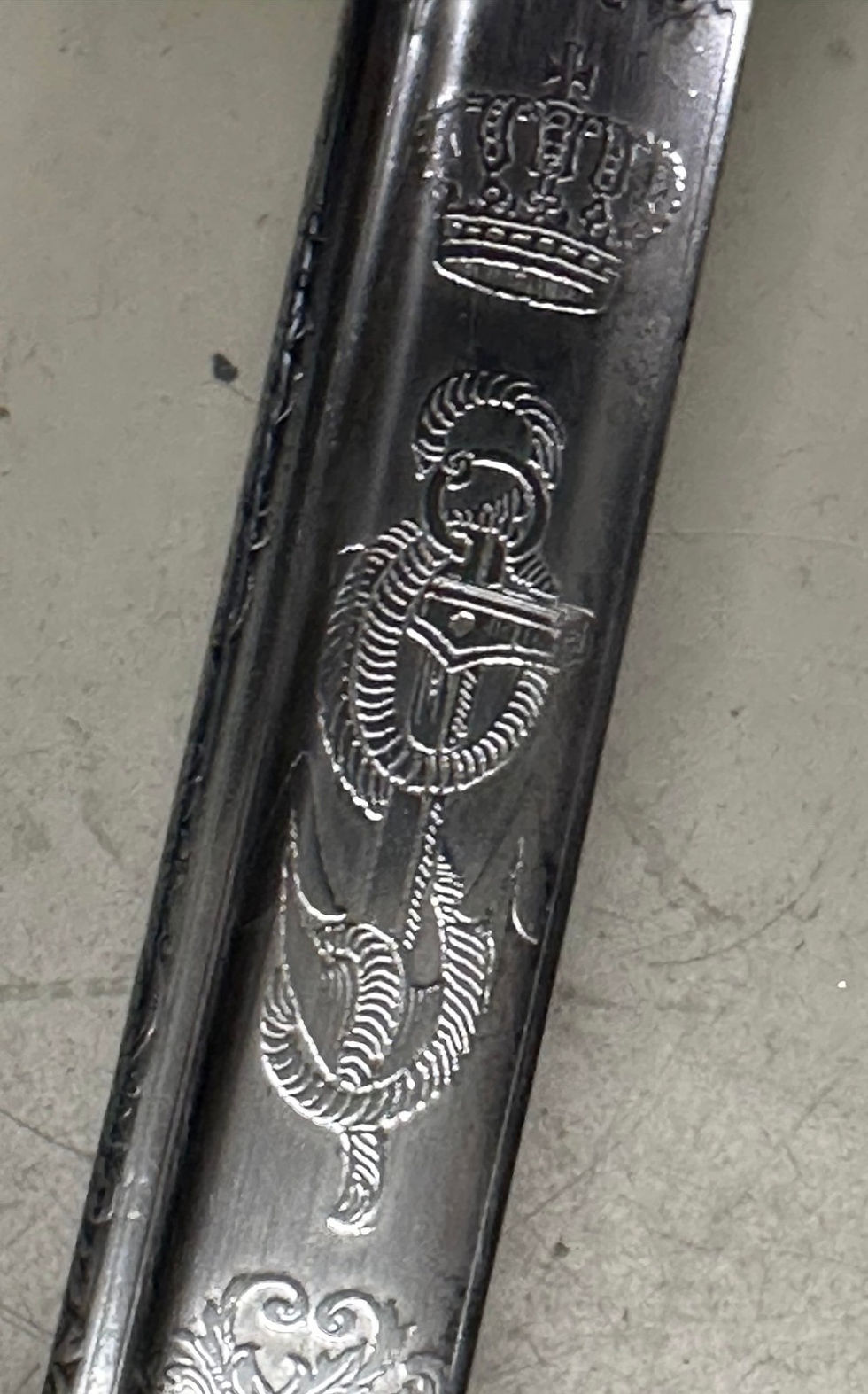 Thumbnail: Dutch sabre for naval officers, model 1882