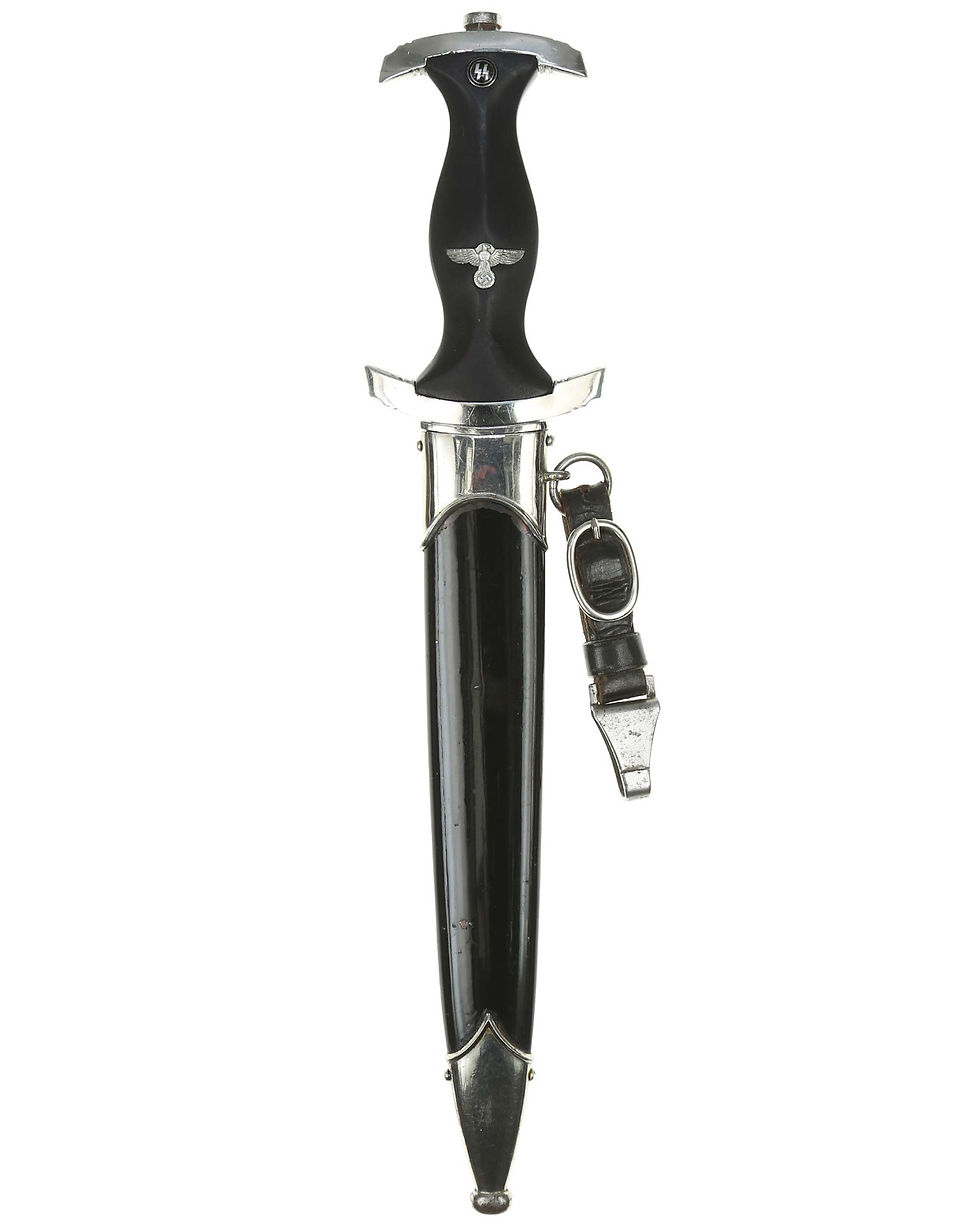Thumbnail: SS Man's Dagger [Late Model] with Hanger by RZM 1196/38 SS (Ed. Wüsthof)