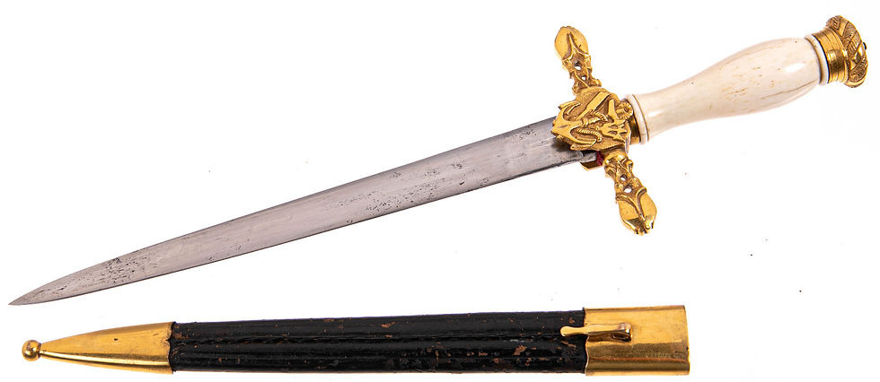 Thumbnail: Swedish Naval Dagger, m1890.