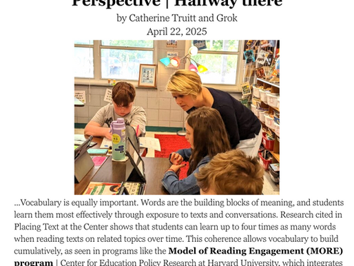 MORE Featured in NCed