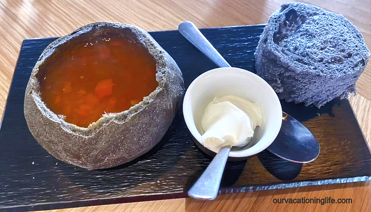 Hot Lava Soup in a Bread Bowl in Iceland