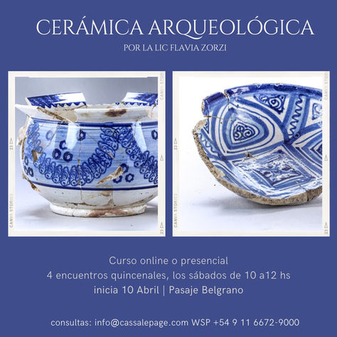 CURSO DE CERAMICA ARQUEOLOGICA