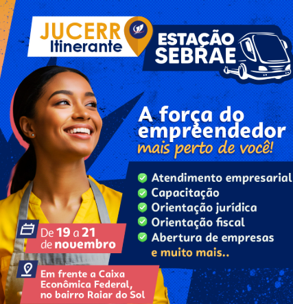 Jucerr e Sebrae-RR realizam ação itinerante