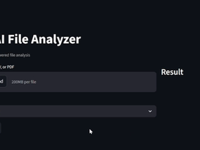 AI-Powered File Analyzer Using Python & Streamlit