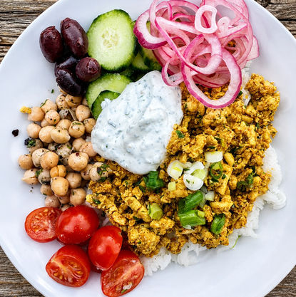 Ground Chicken Shawarma Bowl